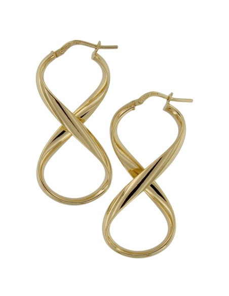 CRI-1309 - CRIOLLA DE PLATA CHAPADA EN ORO VOLTEADA DE 19 MM X 40 MM