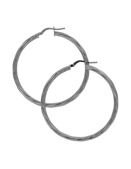 CRI-894 - CRIOLLA DE PLATA ENROSCADA DE 40 MM DIÁMETRO Y 3 MM GROSOR