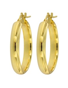 CRI-1054 - CRIOLLA DE PLATA CHAPADA EN ORO DE 20 MM 