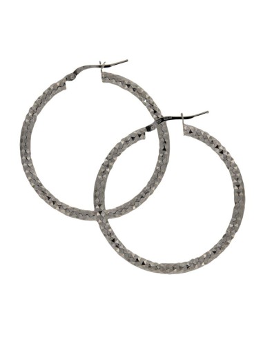 CRI-832 - CRIOLLA DE PLATA DIAMANTADA 3 MM X 3 MM DE 30 MM