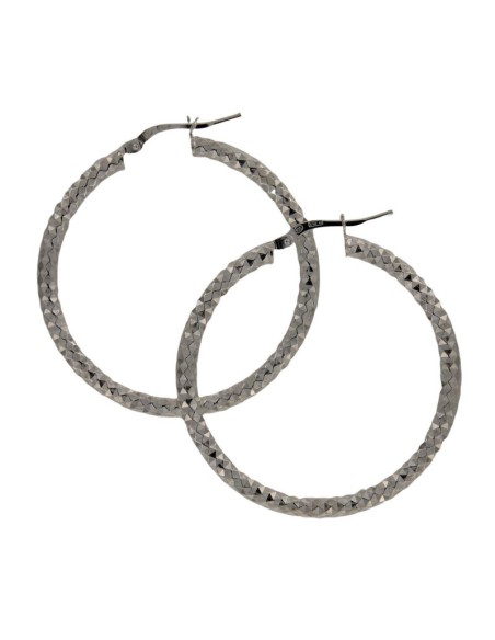 CRI-832 - CRIOLLA DE PLATA DIAMANTADA 3 MM X 3 MM DE 30 MM