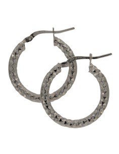 CRI-830 - CRIOLLA DE PLATA DIAMANTADA 3 MM X 3 MM DE 15 MM  2