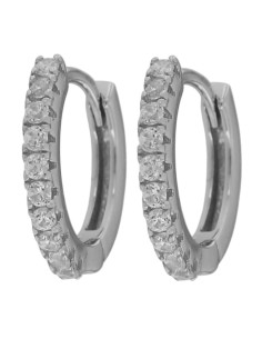 CRI-1235 - CRIOLLA DE PLATA CON CIRCONITA DE 10 MM 