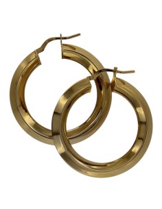 CRI-898 - CRIOLLA DE PLATA CHAPADA EN ORO CON FORMA ABSTRACTA RELIEVE DE 25 MM X 5 MM  2