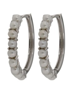 CRI-1060 - CRIOLLA DE PLATA CON PERLITAS DE 16 MM 