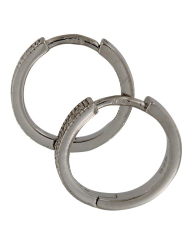 CRI-1216 - CRIOLLA DE PLATA CON CIRCONITA DE 14 MM 