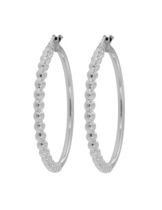 CRI-1117 - CRIOLLA DE PLATA CON MOTIVO DE BOLITAS DE 22 MM