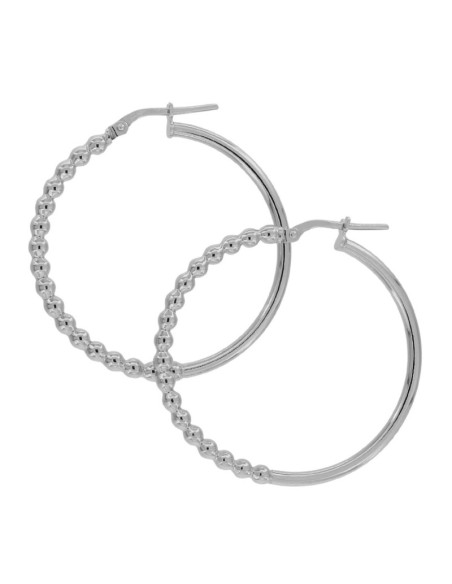 CRI-1117 - CRIOLLA DE PLATA CON MOTIVO DE BOLITAS DE 22 MM