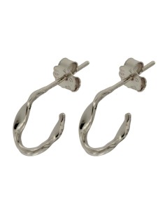 CRI-705 - CRIOLLA DE PLATA LISAS EN ESPIRAL ORGÁNICA 11MM DIÁMETRO RD