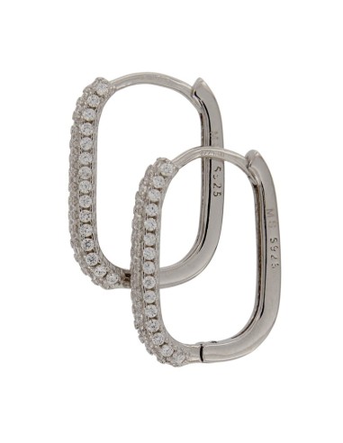 CRI-960 - CRIOLLA DE PLATA CON CIRCONITA DE 10 MM X 15 MM 