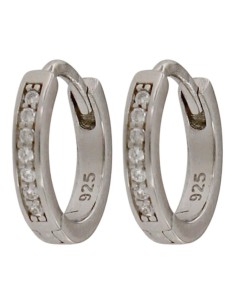 CRI-1217 - CRIOLLA DE PLATA CON CIRCONITA DE 12 MM 