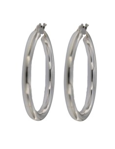 CRI-838 - CRIOLLA DE PLATA LISA DE 4 MM X 4 MM Y 40 MM