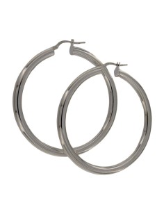 CRI-838 - CRIOLLA DE PLATA LISA DE 4 MM X 4 MM Y 40 MM 2