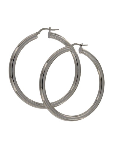 CRI-838 - CRIOLLA DE PLATA LISA DE 4 MM X 4 MM Y 40 MM