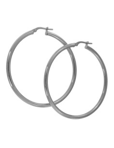 CRI-761 - CRIOLLA DE PLATA REDONDEADO DE 3 MM Y 40 MM DIÁMETRO 2