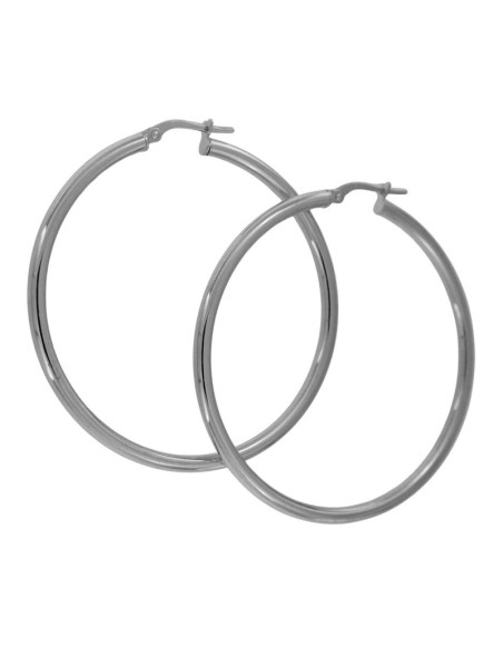 CRI-761 - CRIOLLA DE PLATA REDONDEADO DE 3 MM Y 40 MM DIÁMETRO