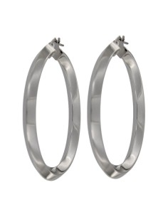 CRI-889 - CRIOLLA DE PLATA CON FORMA ABSTRACTA RELIEVE DE 25 MM X 5 MM 