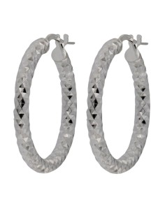 CRI-831 - CRIOLLA DE PLATA DIAMANTADA 3 MM X 3 MM DE 20 MM 