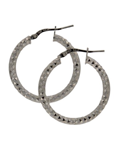 CRI-831 - CRIOLLA DE PLATA DIAMANTADA 3 MM X 3 MM DE 20 MM 