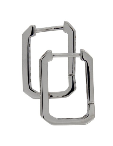 CRI-1143 - CRIOLLA DE PLATA CON FOMRA OVALADA Y CIRCONITA DE 10 MM X 15 MM