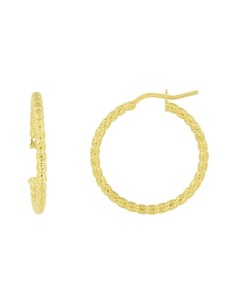 CRI-468 - CRIOLLA CHAPADO ORO DE 40 MM DIAMETRO INTERIOR