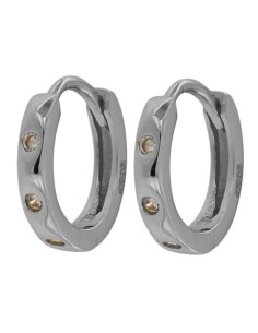 CRI-1256 - CRIOLLA DE PLATA CON CIRCONITAS DE 9 MM