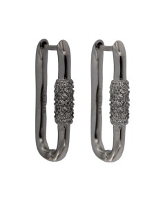 CRI-720 - CRIOLLA DE PLATA CON FORMA DE ÓVALO CON DETALLE DE CIRCONITA 