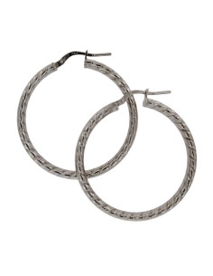 CRI-915 - CRIOLLA DE PLATA CON MOTIVO DE RAYAS VOLTEADAS DE 30 MM X 2,8 MM 2