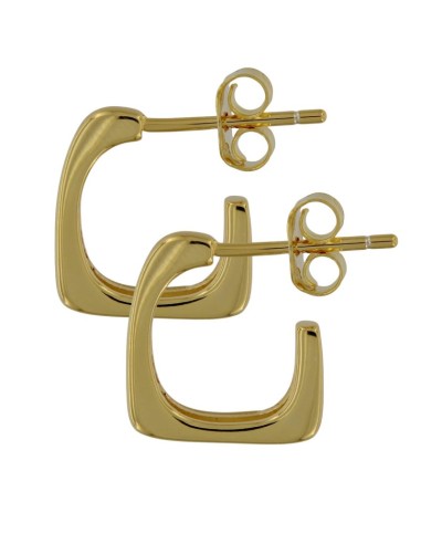 CRI-1262 - CRIOLLA DE PLATA CHAPADA EN ORO DE 8,5 MM 