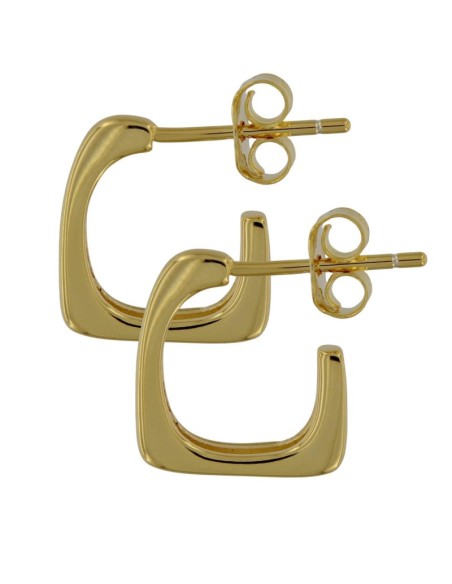 CRI-1262 - CRIOLLA DE PLATA CHAPADA EN ORO DE 8,5 MM 