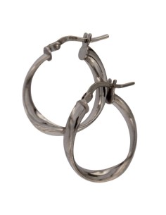 CRI-746 - CRIOLLA DE PLATA LISA VOLETADA DE 15 MM DIÁMETRO