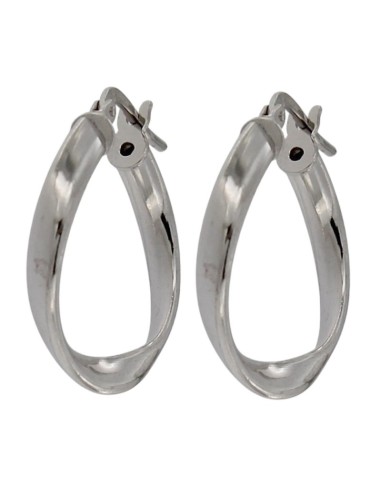 CRI-746 - CRIOLLA DE PLATA LISA VOLETADA DE 15 MM DIÁMETRO