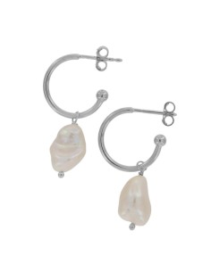 CRI-978 - CRIOLLA DE PLATA CON MOTIVO DE PERLA CULTIVADA 12 MM  2