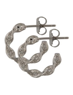 CRI-1263 - CRIOLLA DE PLATA VOLTEADA CON CIRCONITA DE 11 MM 2