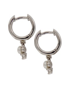 CRI-709 - CRIOLLA DE PLATA LISA CON PERLA Y CIRCONITA CPN 3 GARRAS 8 MM, 12 MM DIÁMTERO RD 2