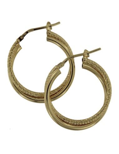 CRI-1170 - CRIOLLA DE PLATA CON DOBLE TIRA UNA DIAMANTADA ENTRELAZADAS DE 20 MM