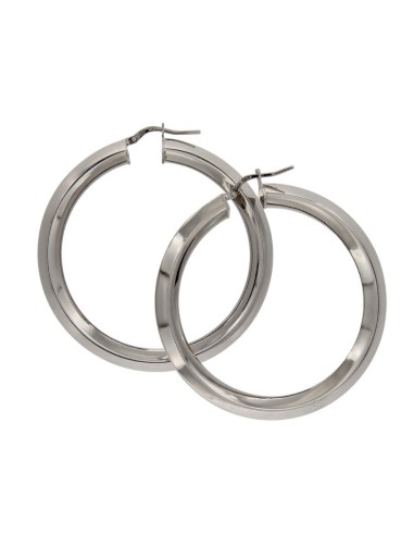 CRI-917 - CRIOLLA DE PLATA CON FORMA ABSTRACTA RELIEVE DE 40 MM X 5 MM 