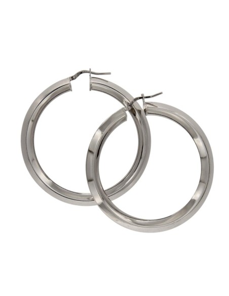 CRI-917 - CRIOLLA DE PLATA CON FORMA ABSTRACTA RELIEVE DE 40 MM X 5 MM 