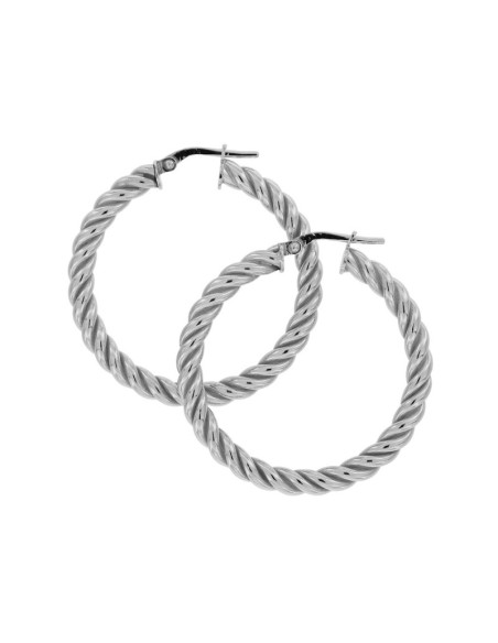 CRI-979 - CRIOLLA DE PLATA ENROSCADA DE 4 MM Y 27 MM INT.