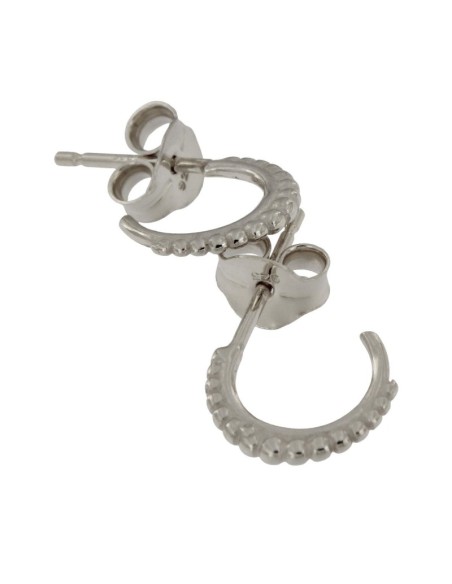 CRI-689 - CRIOLLA DE PLATA CON ABERTURA TRASERA Y MOTIVO DE BOLITAS UNIDAS 