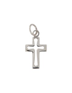CRUZ-240 - CRUZ DE PLATA CALADA DE 18 MM X 12 MM