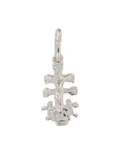 CRUZ-288 - CRUZ DE PLATA DE CARAVACA DE 11 MM X 6 MM