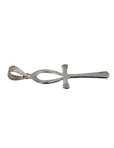CRUZ-70 - CRUZ DE LA VIDA DE PLATA DE 30 MM X 15 MM