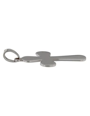 CRUZ-344 - CRUZ DE PLATA LISA DE 19 MM X 28 MM