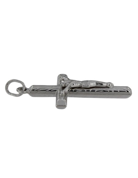 CRUZ-326 - CRUZ DE PLATA CON CRISTO DE 23 MM X 35 MM