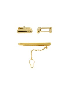 CB-6 - CUBRE BOTON Y PISACORBATA CHAPADO EN ORO Y MOTIVO EN MATE