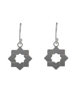 P-5476 - PENDIENTE HIPPY ESTRELLA MUDÉJAR LISA 14 MM