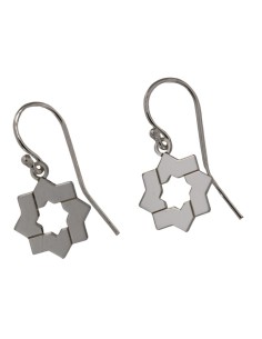 P-5476 - PENDIENTE HIPPY ESTRELLA MUDÉJAR LISA 14 MM 2