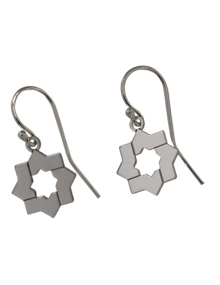 P-5476 - PENDIENTE HIPPY ESTRELLA MUDÉJAR LISA 14 MM