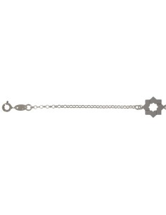 PUL-3839 - PULSERA ESTRELLA MUDÉJAR LISA 16 MM DE 18 CM